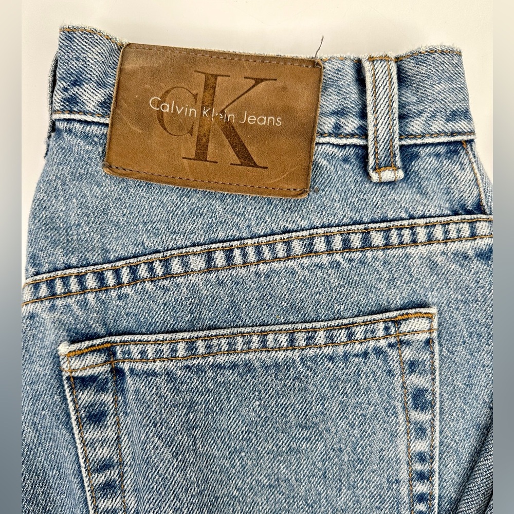 Vintage Calvin Klein Women's High Rise Easy Fit Jeans Size 8 BDXJ135 Made In USA - Picture 2 of 10